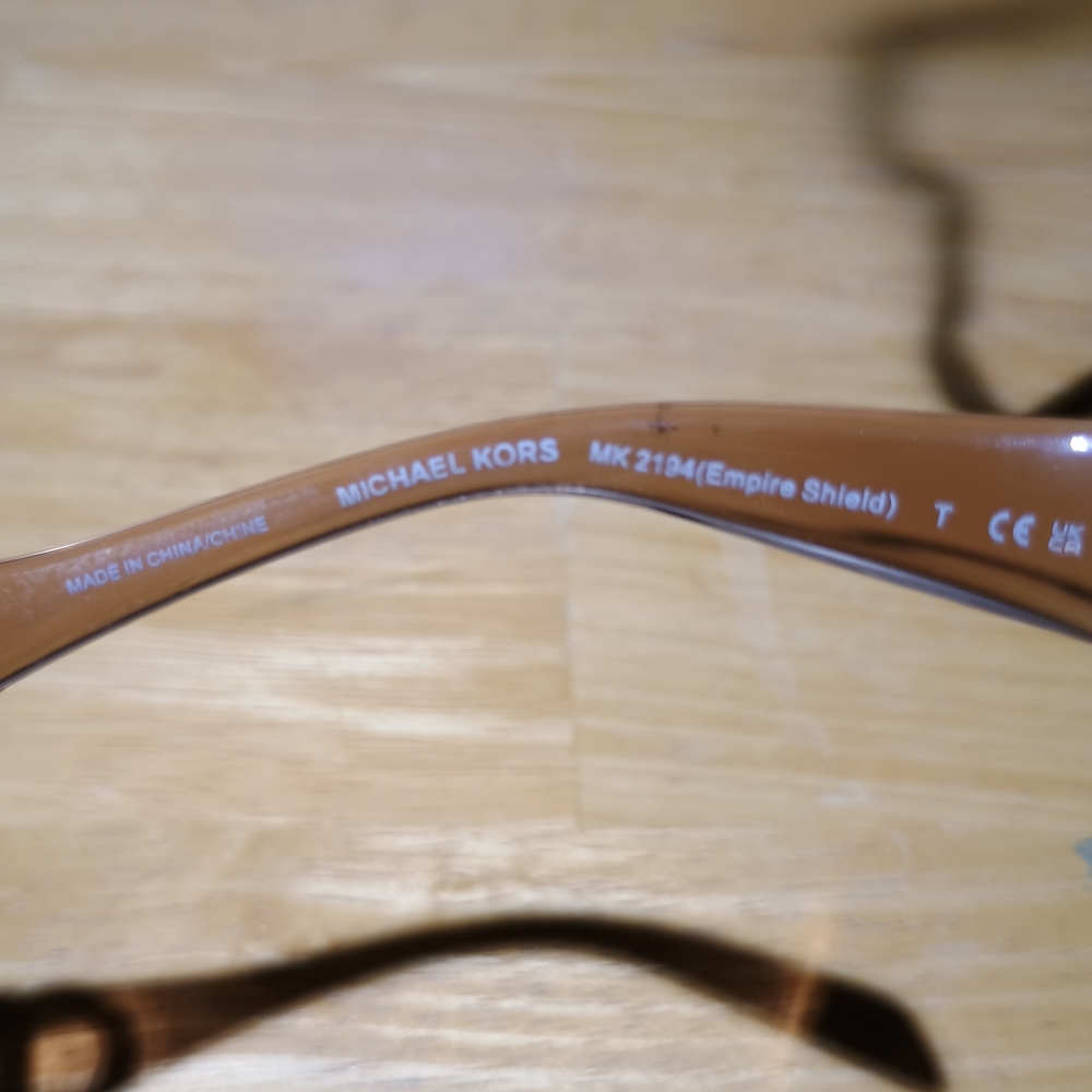 Michael Kors Empire Shield Brown Sunglasses - Picture 7 of 7
